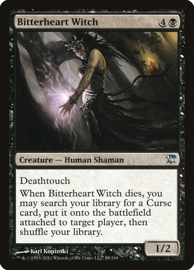 Image for Bitterheart Witch (88) [Innistrad] - Magic: The Gathering