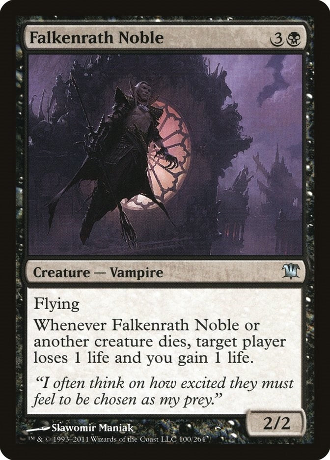 Image for Falkenrath Noble (100) [Innistrad] - Magic: The Gathering