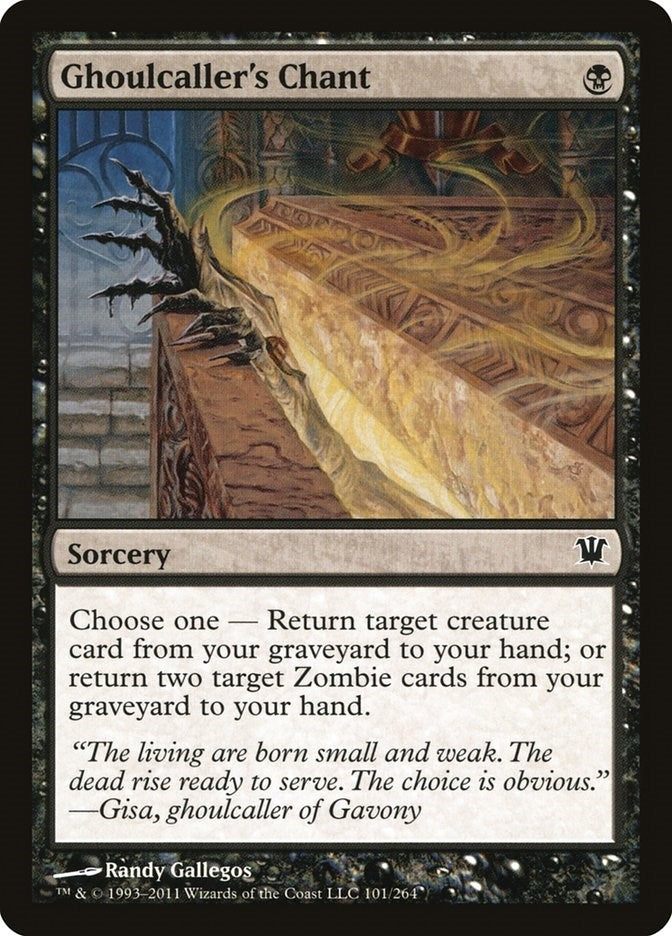 Image for Ghoulcaller's Chant (101) [Innistrad] - Magic: The Gathering