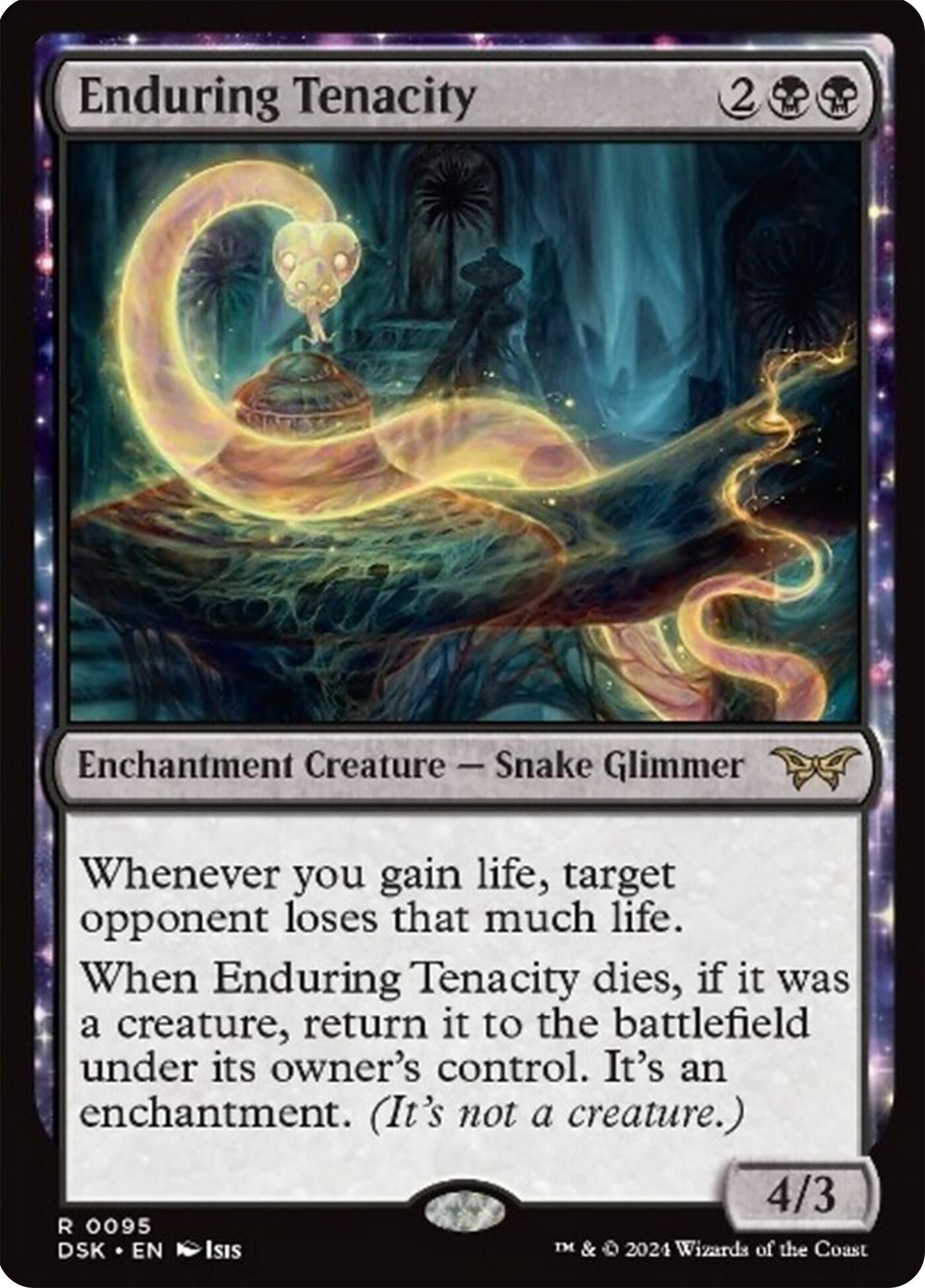 Image for Enduring Tenacity (95) [Duskmourn: House of Horror] - Magic: The Gathering