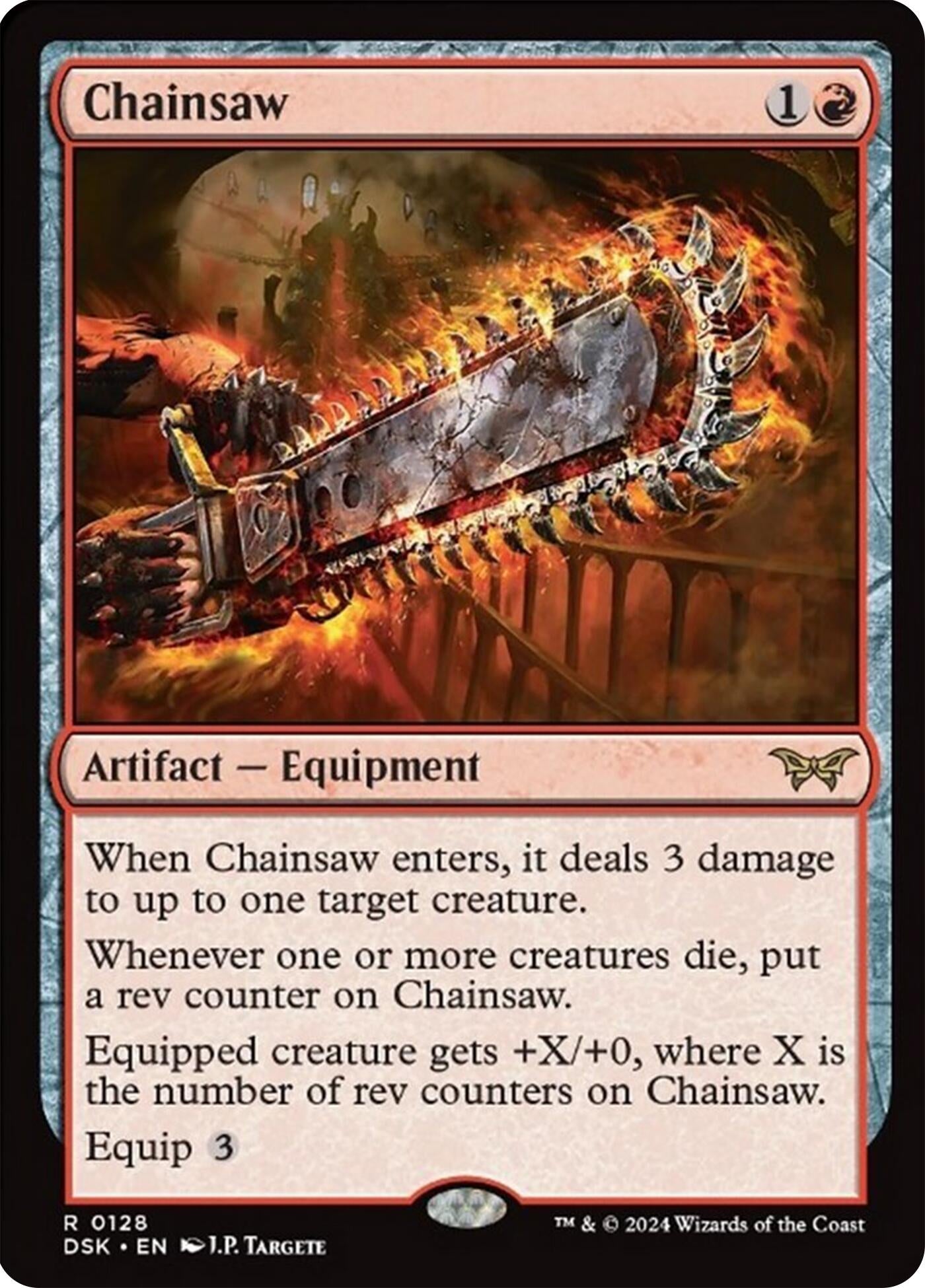Image for Chainsaw (128) [Duskmourn: House of Horror] - Magic: The Gathering