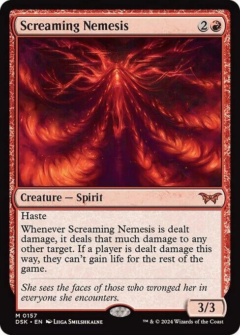 Image for Screaming Nemesis (157) [Duskmourn: House of Horror] - Magic: The Gathering