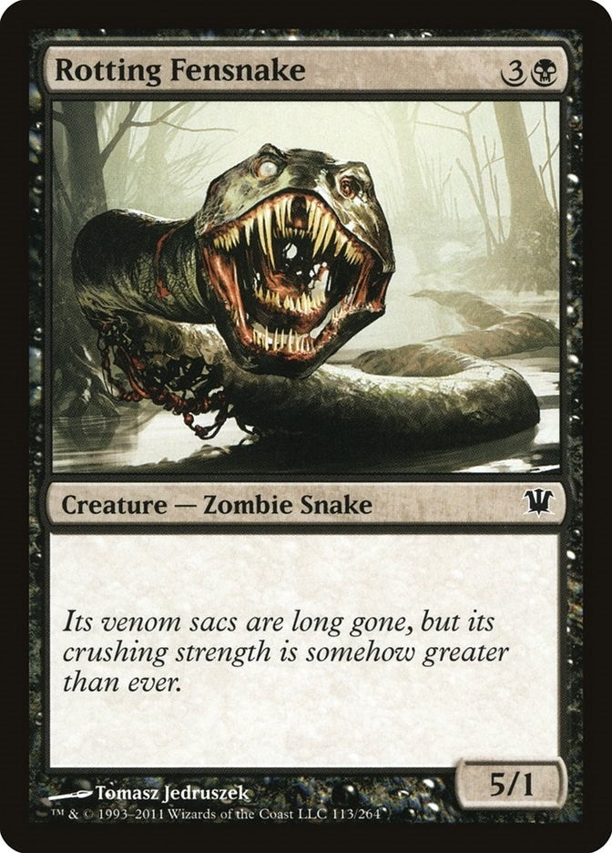 Image for Rotting Fensnake (113) [Innistrad] - Magic: The Gathering