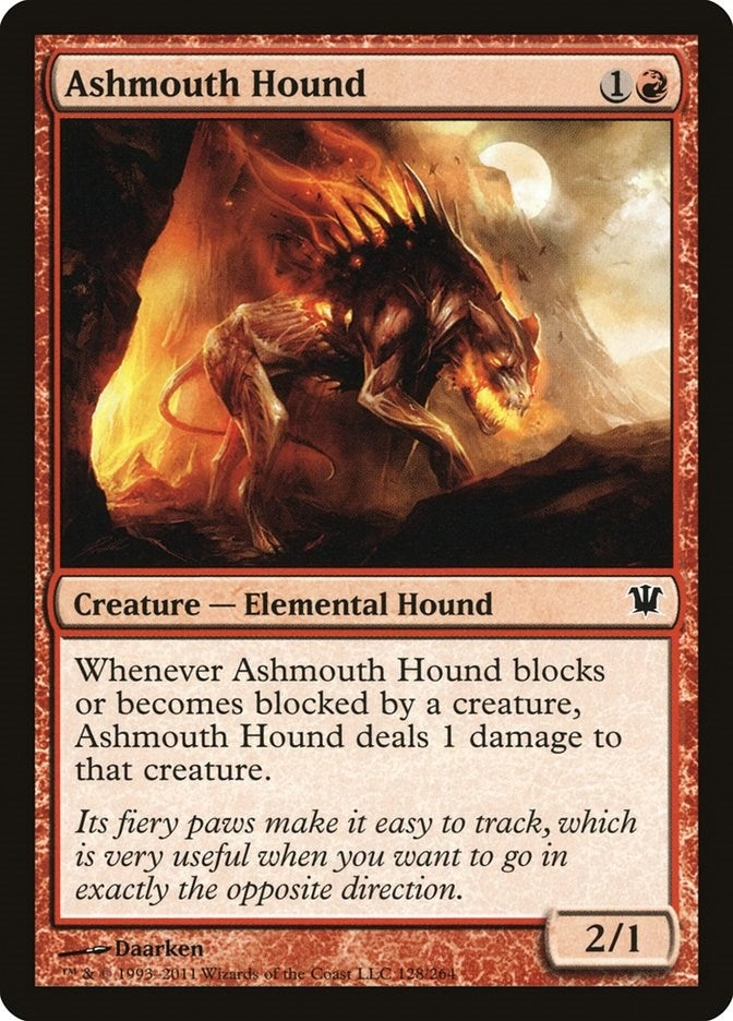 Image for Ashmouth Hound (128) [Innistrad] - Magic: The Gathering