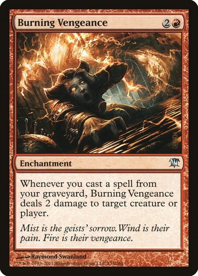 Image for Burning Vengeance (133) [Innistrad] - Magic: The Gathering