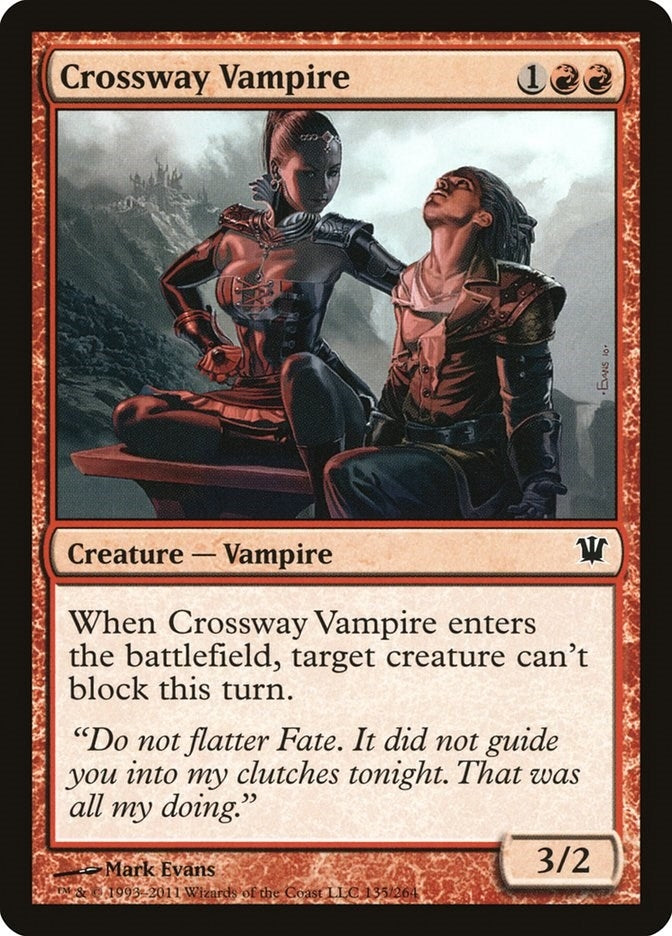 Image for Crossway Vampire (135) [Innistrad] - Magic: The Gathering
