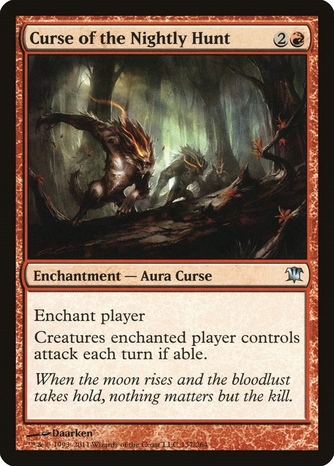 Image for Curse of the Nightly Hunt (137) [Innistrad] - Magic: The Gathering