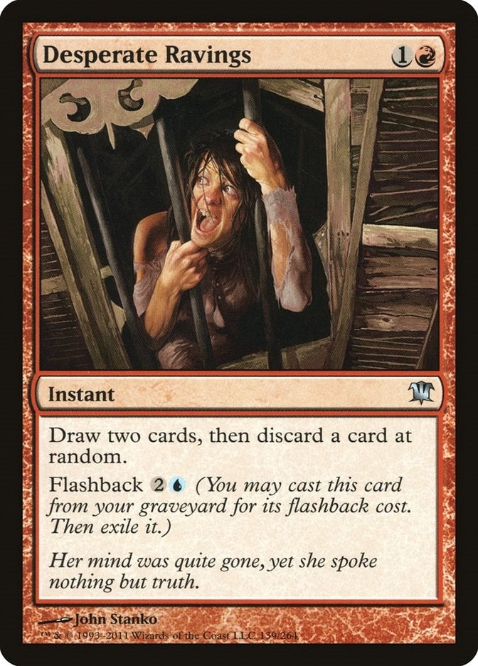 Image for Desperate Ravings (139) [Innistrad] - Magic: The Gathering