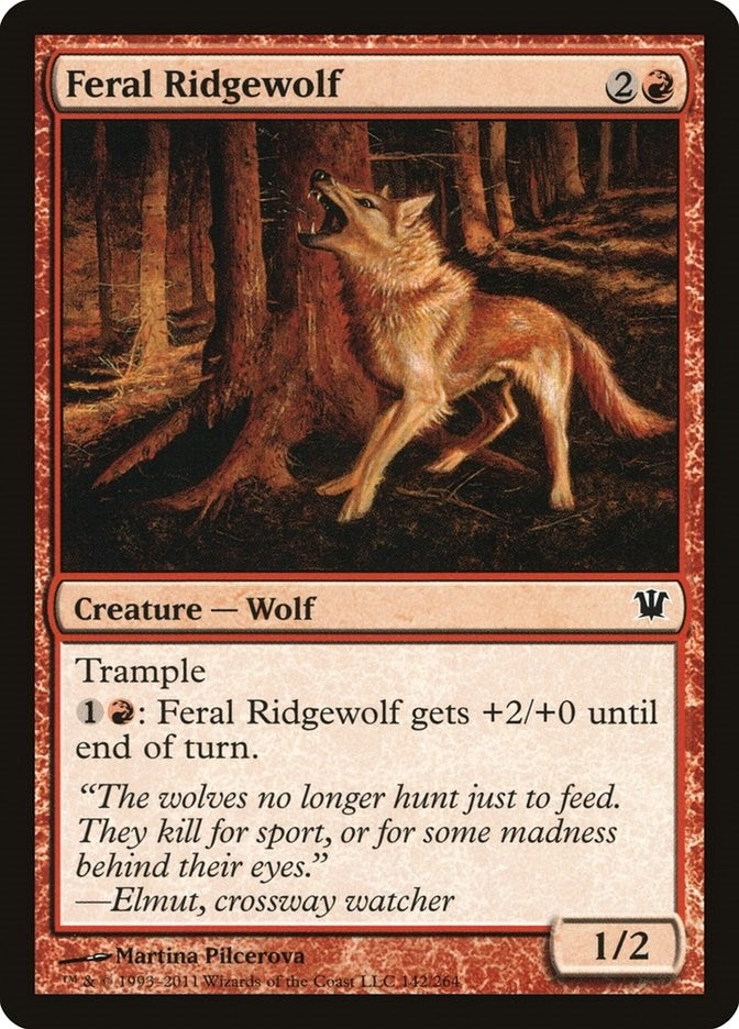 Image for Feral Ridgewolf (142) [Innistrad] - Magic: The Gathering