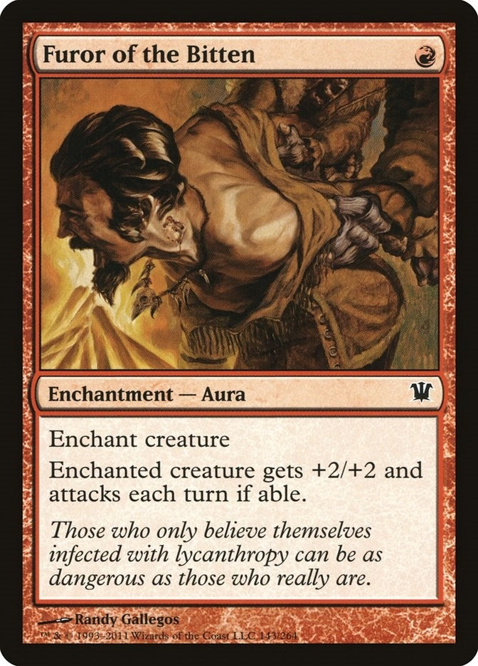 Image for Furor of the Bitten (143) [Innistrad] - Magic: The Gathering