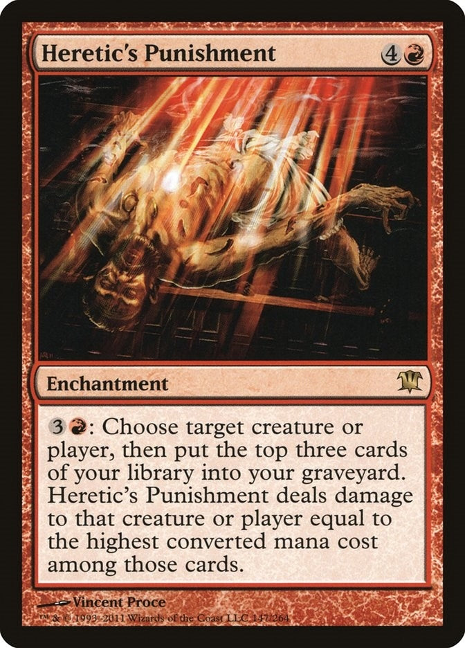 Image for Heretic's Punishment (147) [Innistrad] - Magic: The Gathering