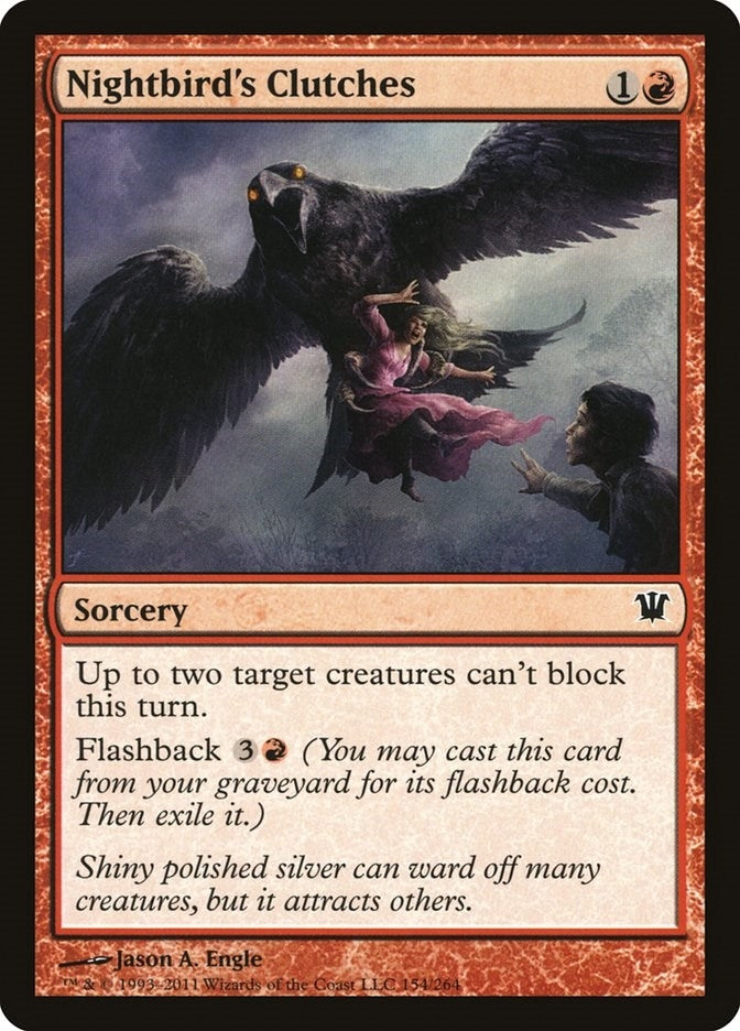 Image for Nightbird's Clutches (154) [Innistrad] - Magic: The Gathering