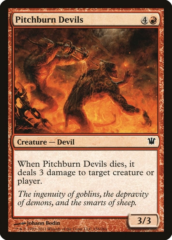Image for Pitchburn Devils (156) [Innistrad] - Magic: The Gathering