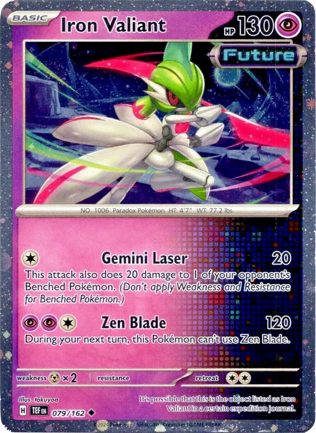 Image for Iron Valiant - 079/162 (Cosmos Holo) (079/162) [Miscellaneous Cards & Products] - Pokemon