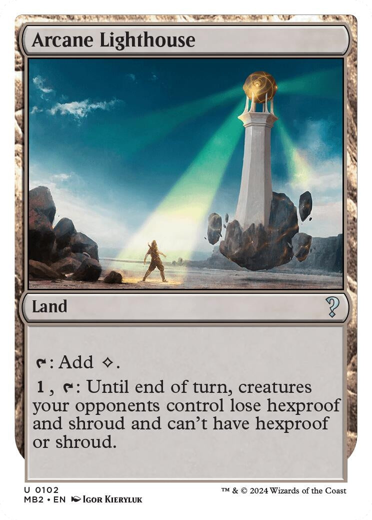 Image for Arcane Lighthouse (White Border) (102) [Mystery Booster 2] - Magic: The Gathering