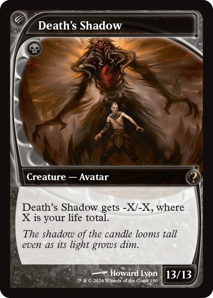 Image for Death's Shadow (Future Sight) (180) [Mystery Booster 2] - Magic: The Gathering