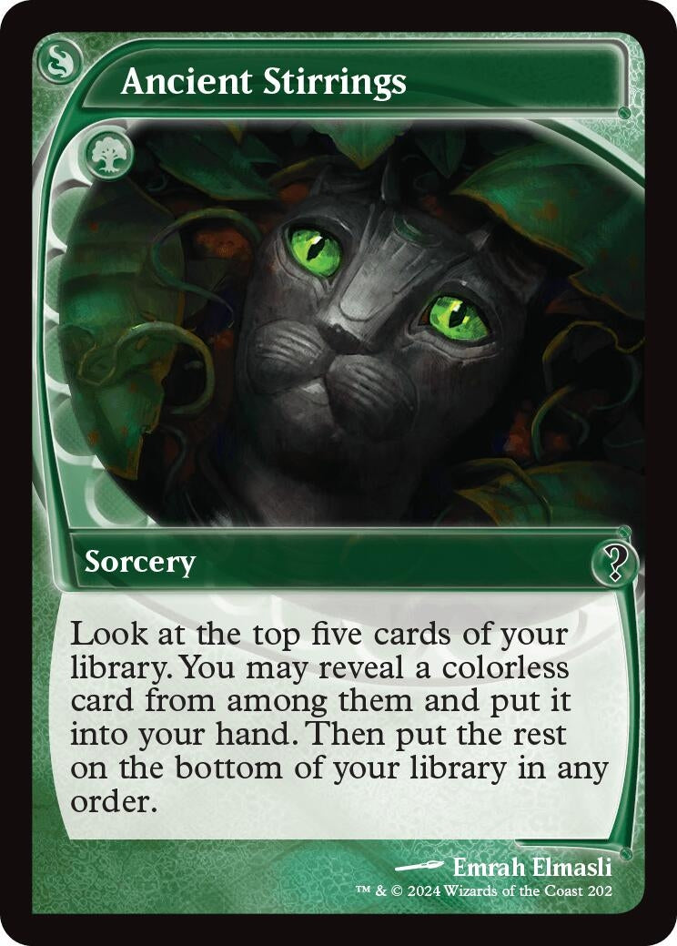 Image for Ancient Stirrings (Future Sight) (202) [Mystery Booster 2] - Magic: The Gathering