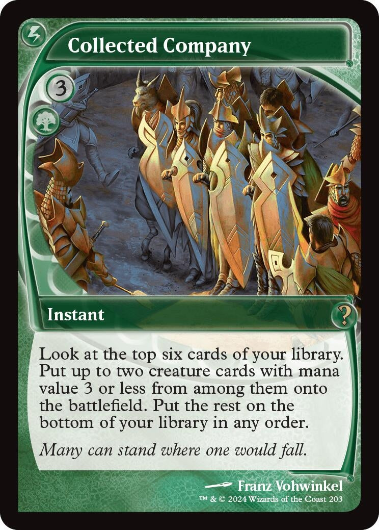 Image for Collected Company (Future Sight) (203) [Mystery Booster 2] - Magic: The Gathering
