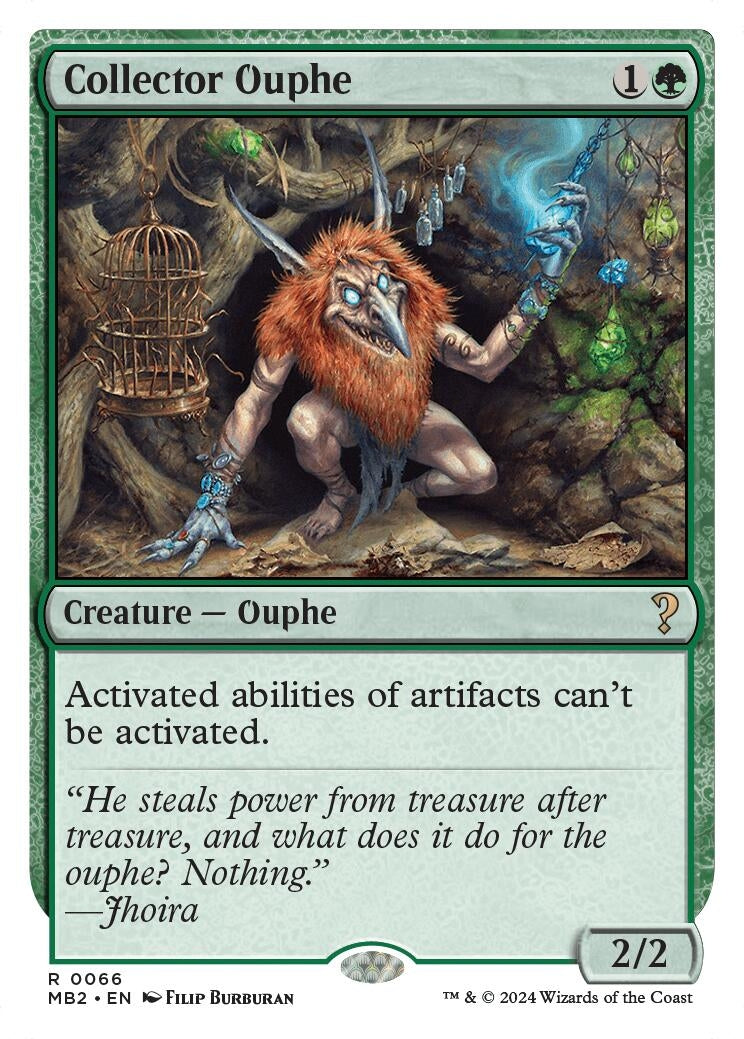 Image for Collector Ouphe (White Border) (66) [Mystery Booster 2] - Magic: The Gathering
