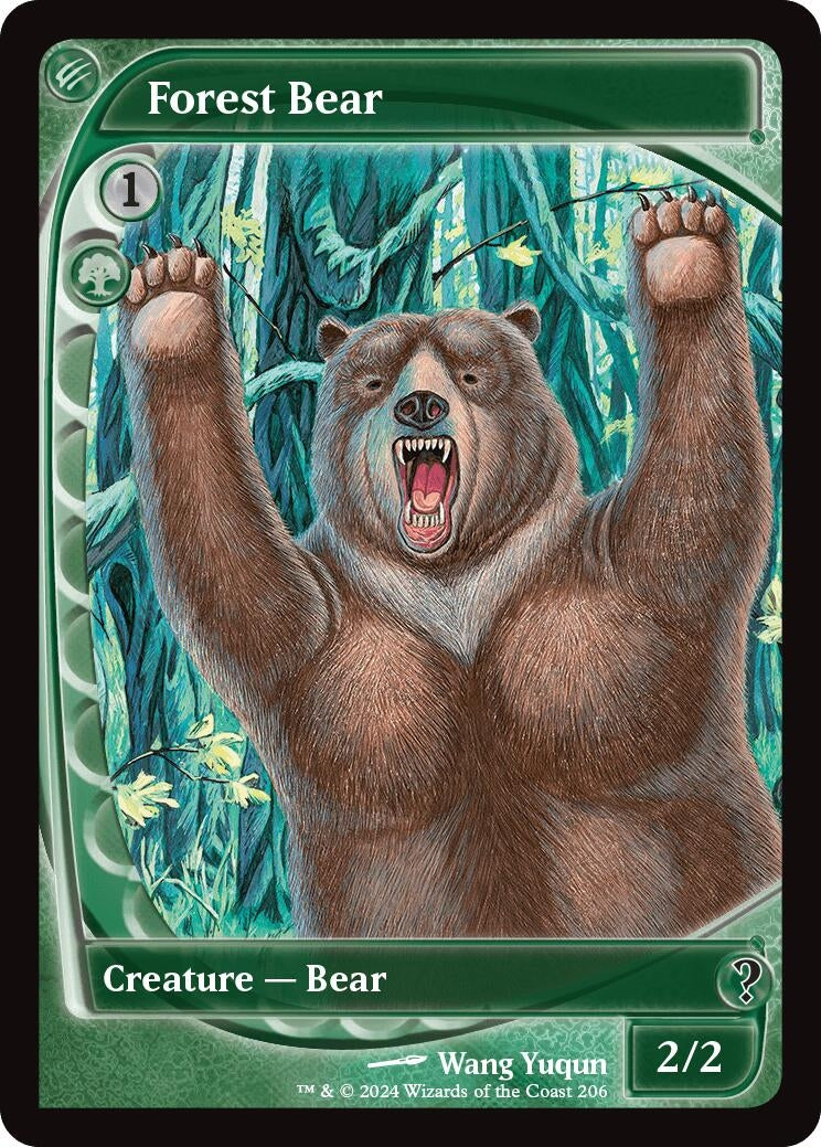 Image for Forest Bear (Future Sight) (206) [Mystery Booster 2] - Magic: The Gathering