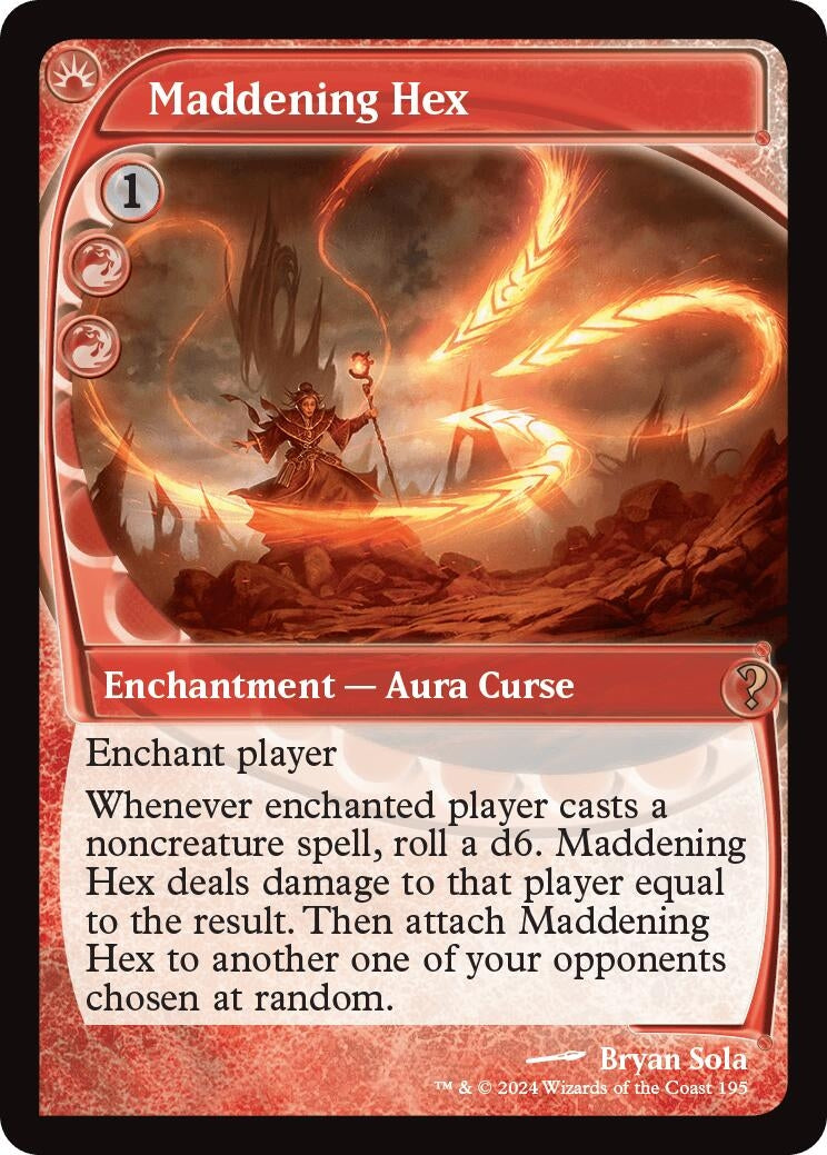 Image for Maddening Hex (Future Sight) (195) [Mystery Booster 2] - Magic: The Gathering