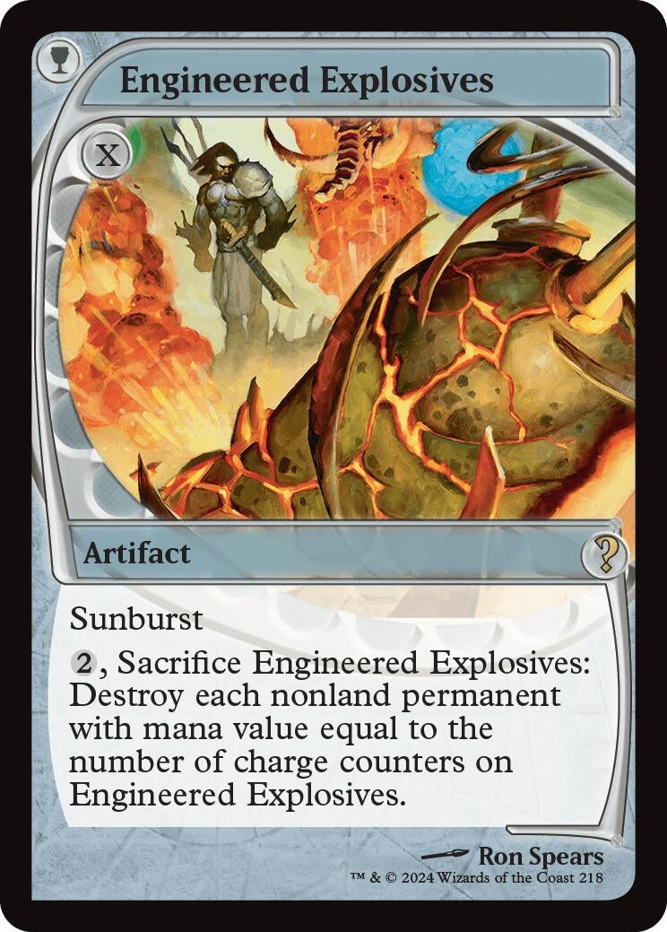 Image for Engineered Explosives (Future Sight) (218) [Mystery Booster 2] - Magic: The Gathering