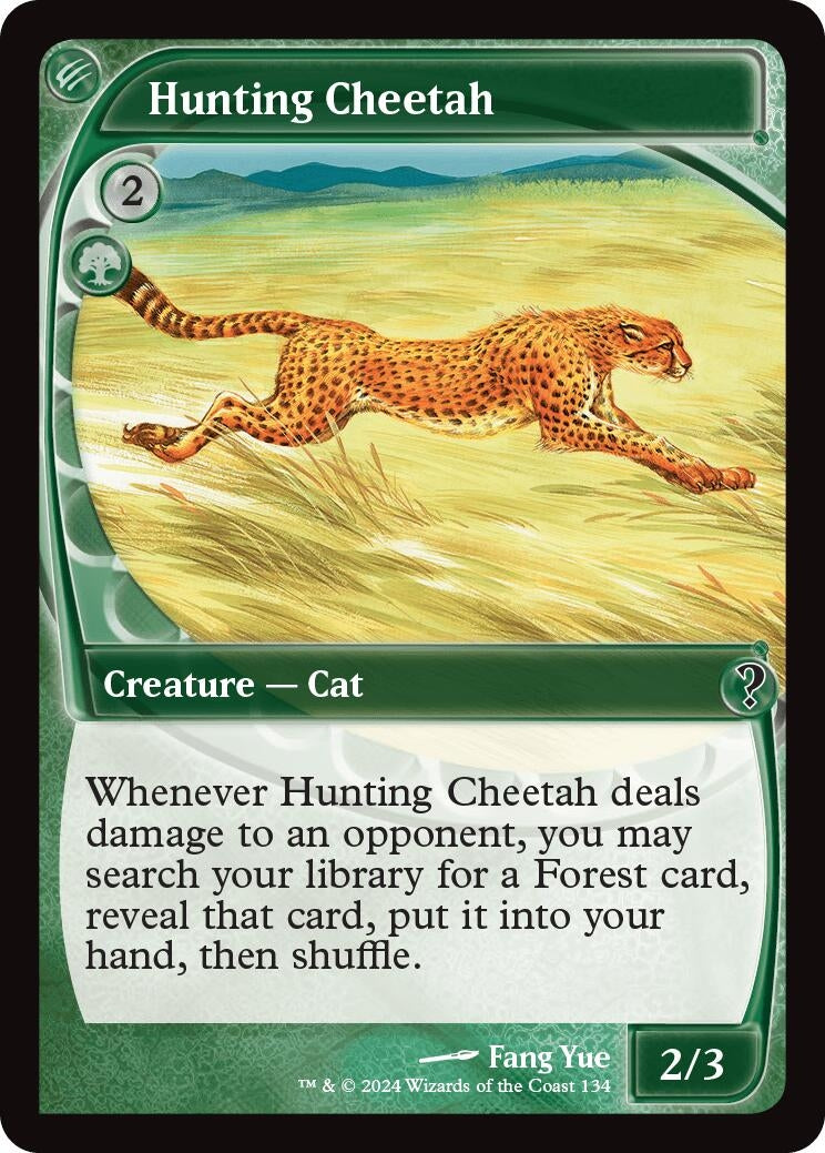 Image for Hunting Cheetah (Future Sight) (134) [Mystery Booster 2] - Magic: The Gathering