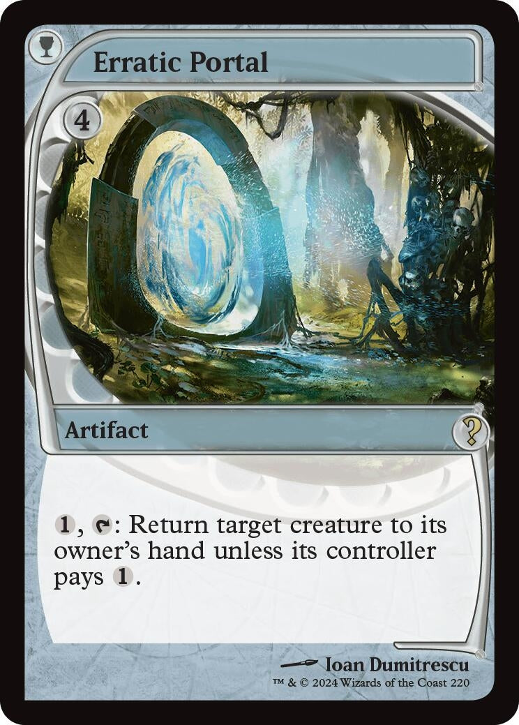 Image for Erratic Portal (Future Sight) (220) [Mystery Booster 2] - Magic: The Gathering