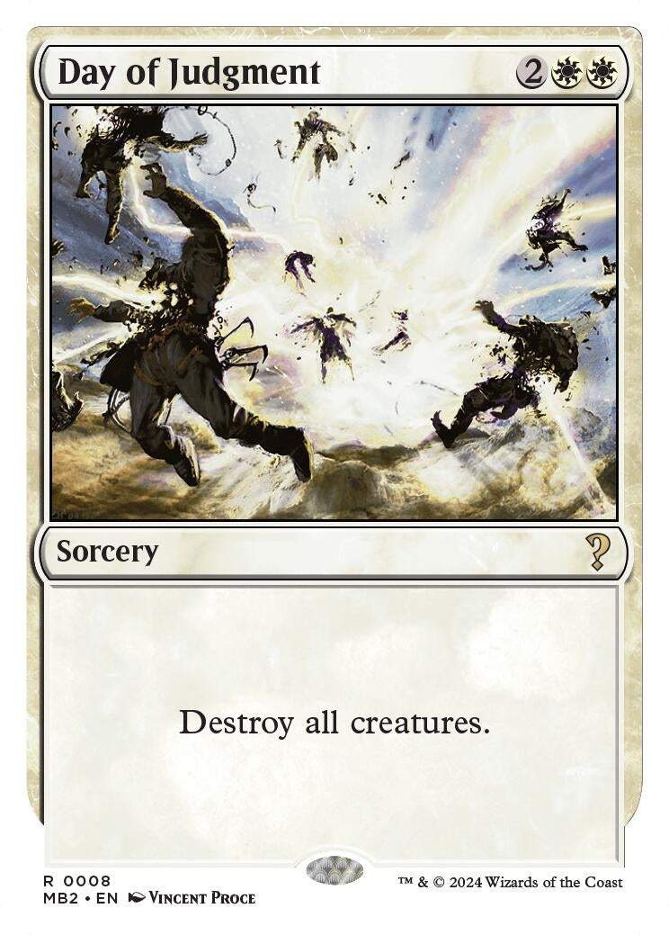 Image for Day of Judgment (White Border) (8) [Mystery Booster 2] - Magic: The Gathering