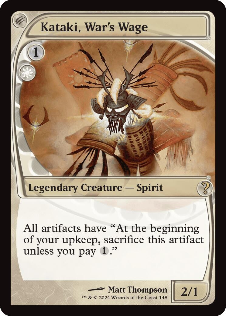 Image for Kataki, War's Wage (Future Sight) (148) [Mystery Booster 2] - Magic: The Gathering