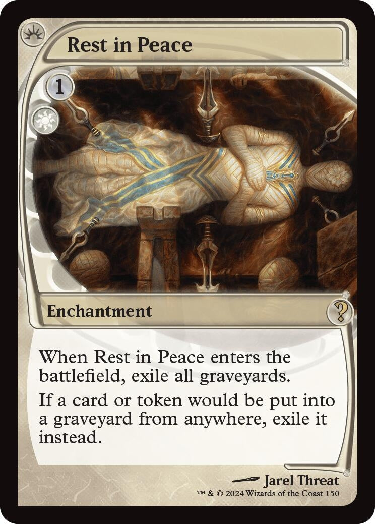 Image for Rest in Peace (Future Sight) (150) [Mystery Booster 2] - Magic: The Gathering