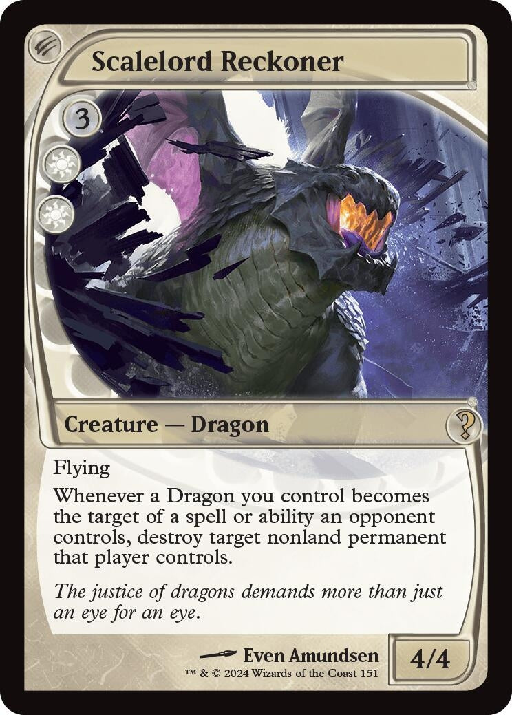 Image for Scalelord Reckoner (Future Sight) (151) [Mystery Booster 2] - Magic: The Gathering
