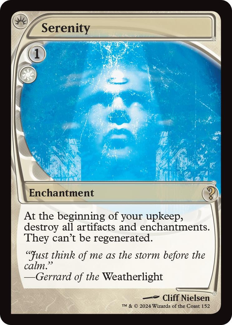 Image for Serenity (Future Sight) (152) [Mystery Booster 2] - Magic: The Gathering