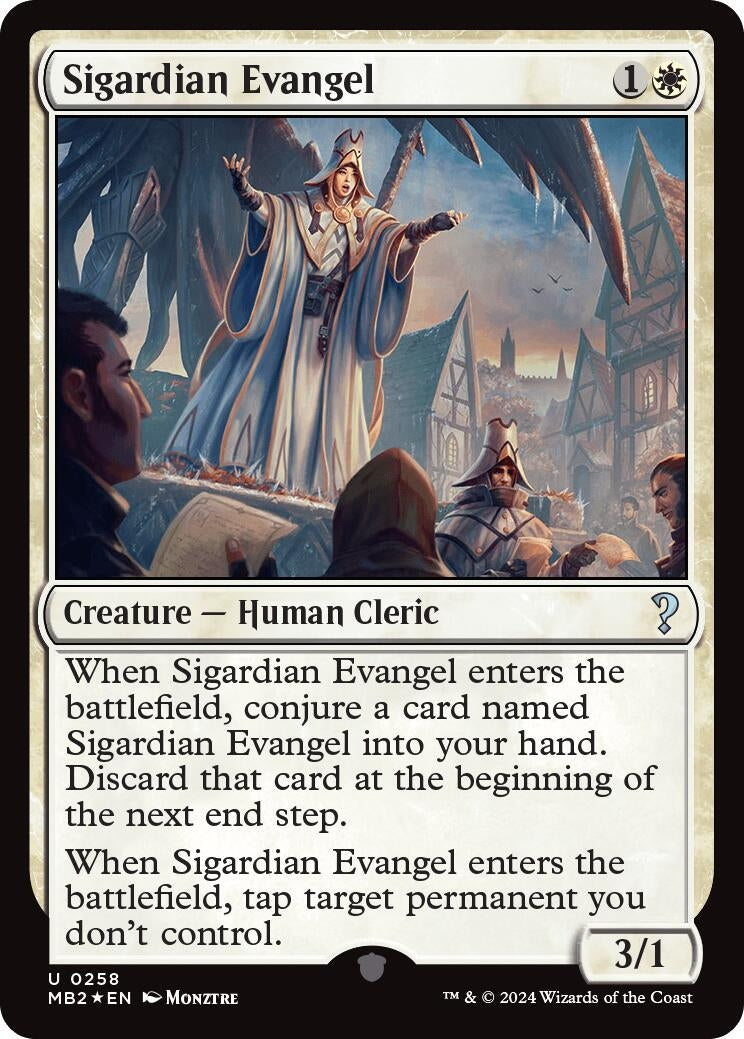 Image for Sigardian Evangel (258) [Mystery Booster 2] - Magic: The Gathering