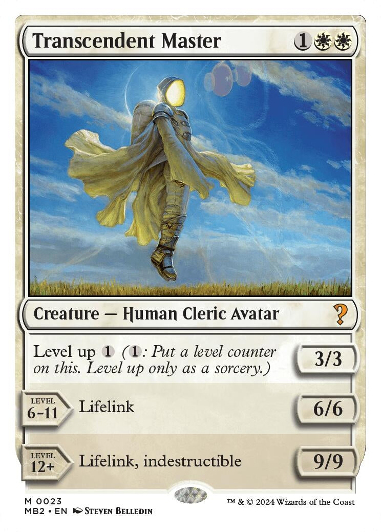 Image for Transcendent Master (White Border) (23) [Mystery Booster 2] - Magic: The Gathering