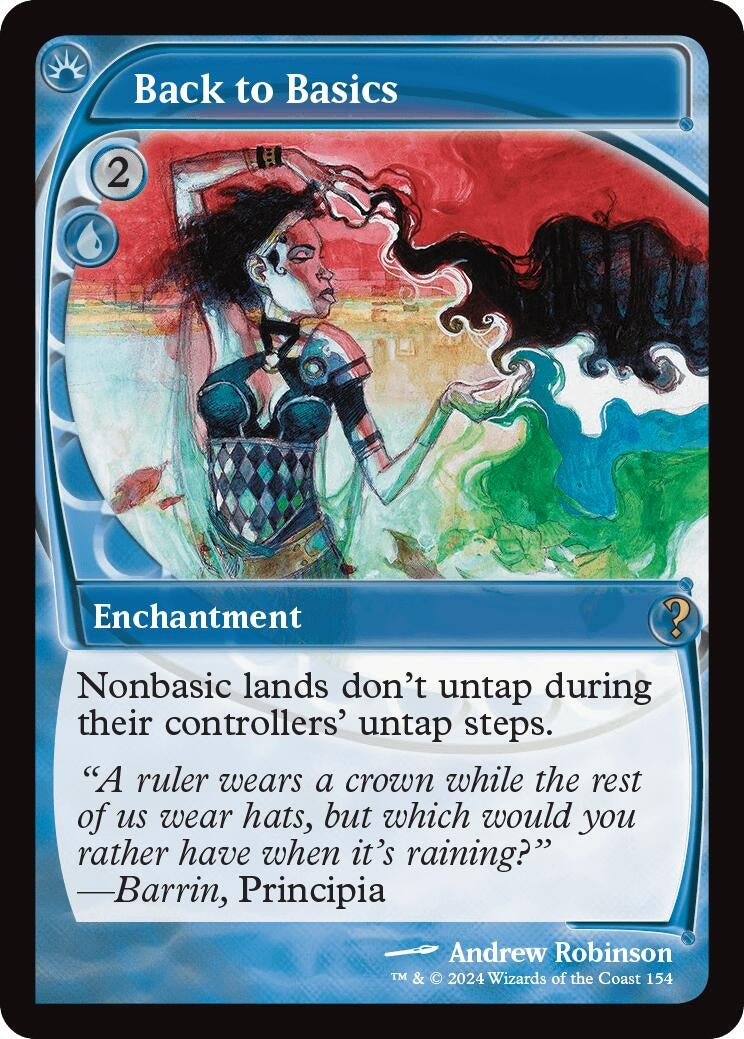Image for Back to Basics (Future Sight) (154) [Mystery Booster 2] - Magic: The Gathering