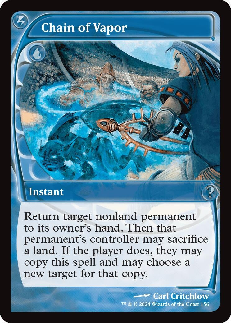 Image for Chain of Vapor (Future Sight) (156) [Mystery Booster 2] - Magic: The Gathering