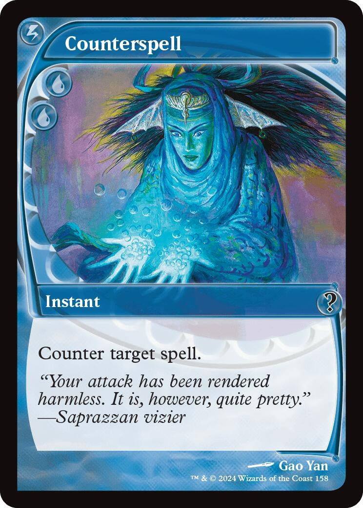 Image for Counterspell (Future Sight) (158) [Mystery Booster 2] - Magic: The Gathering