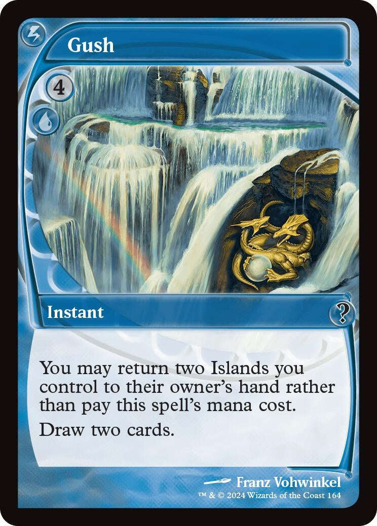 Image for Gush (Future Sight) (164) [Mystery Booster 2] - Magic: The Gathering