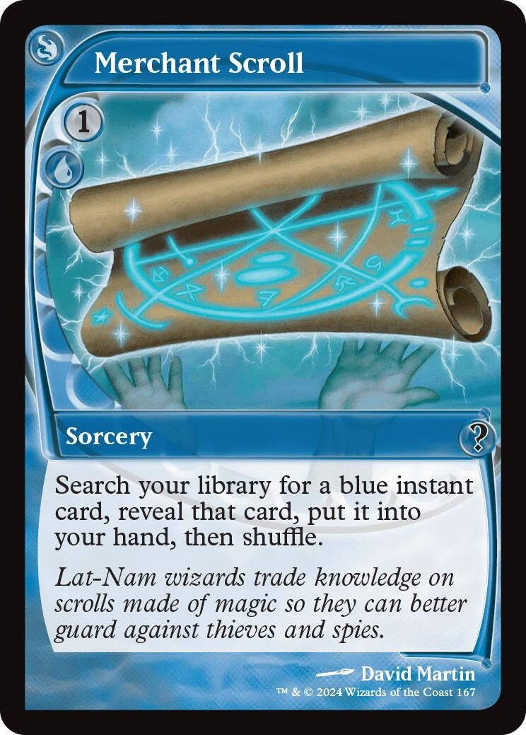 Image for Merchant Scroll (Future Sight) (167) [Mystery Booster 2] - Magic: The Gathering