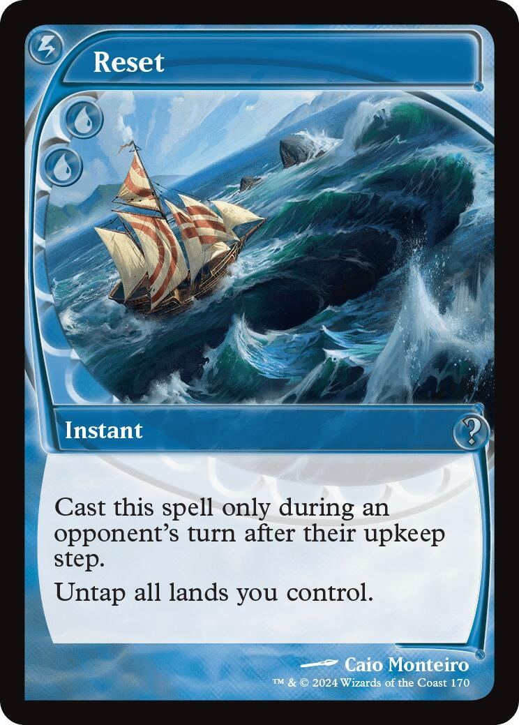Image for Reset (Future Sight) (170) [Mystery Booster 2] - Magic: The Gathering