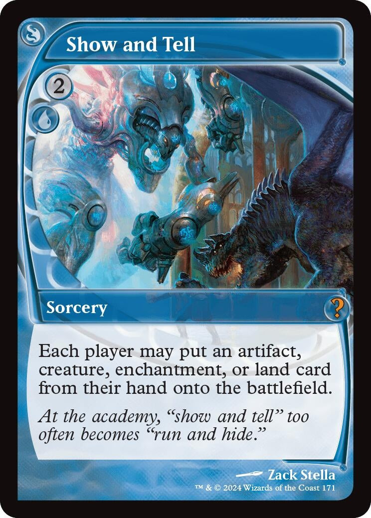 Image for Show and Tell (Future Sight) (171) [Mystery Booster 2] - Magic: The Gathering