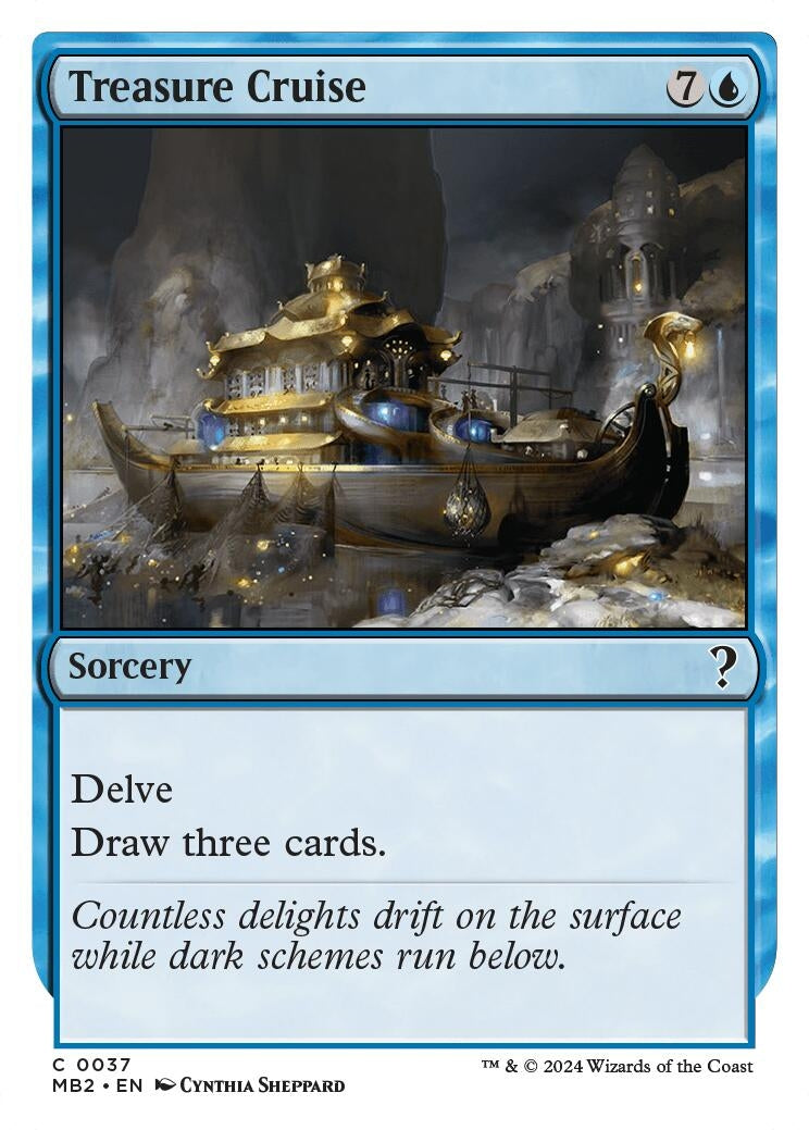 Treasure Cruise (White Border) (37) [Mystery Booster 2]