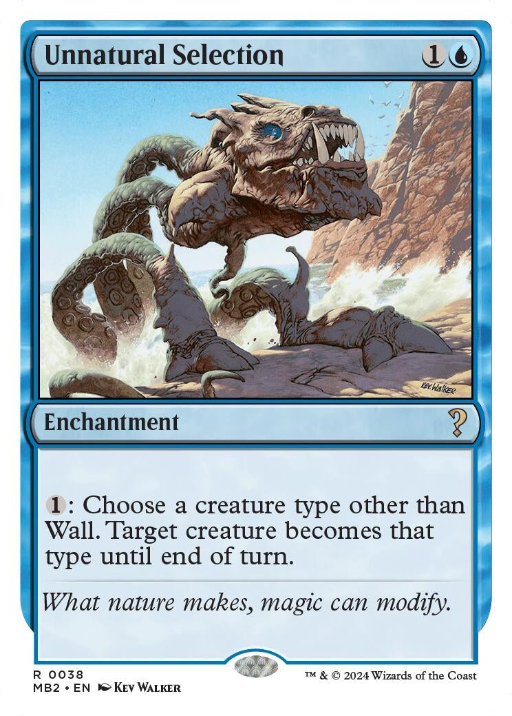 Image for Unnatural Selection (White Border) (38) [Mystery Booster 2] - Magic: The Gathering