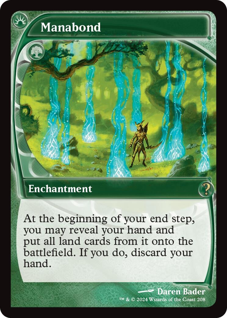 Image for Manabond (Future Sight) (208) [Mystery Booster 2] - Magic: The Gathering