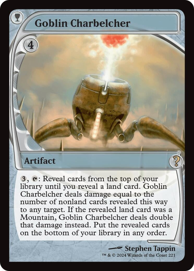 Image for Goblin Charbelcher (Future Sight) (221) [Mystery Booster 2] - Magic: The Gathering