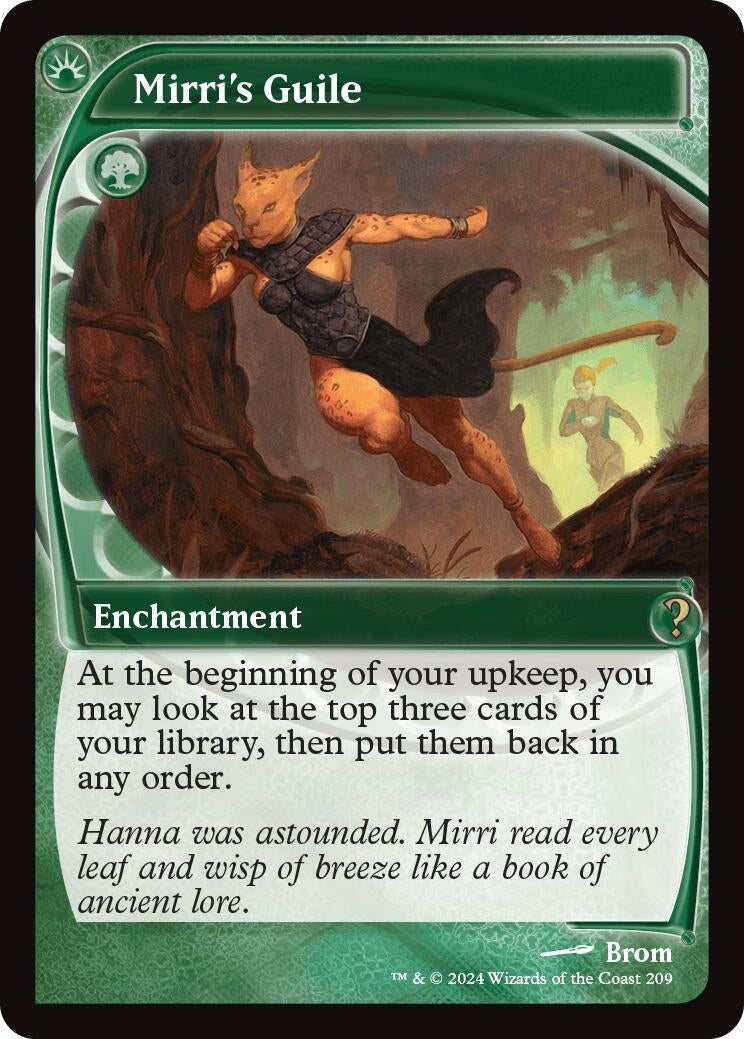 Image for Mirri's Guile (Future Sight) (209) [Mystery Booster 2] - Magic: The Gathering