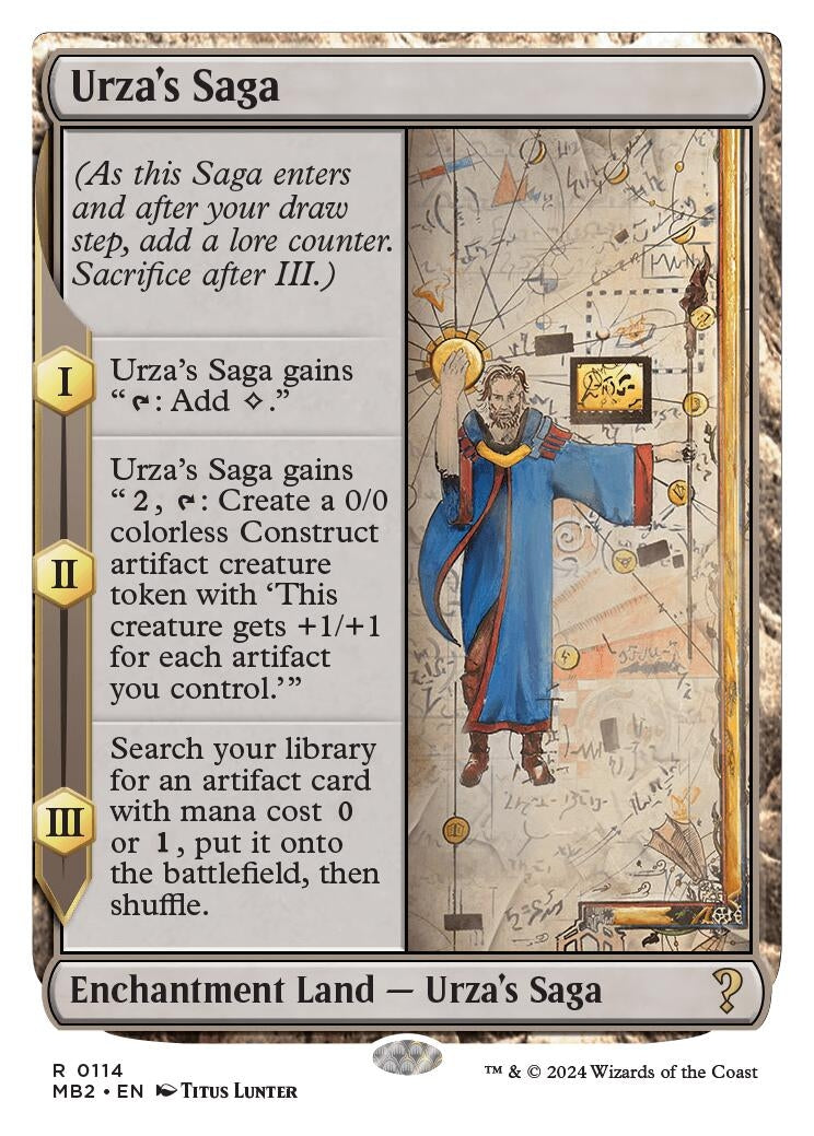 Image for Urza's Saga (White Border) (114) [Mystery Booster 2] - Magic: The Gathering