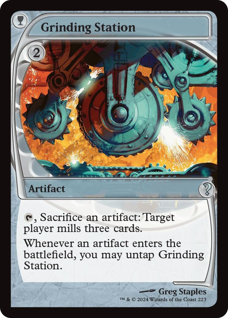 Image for Grinding Station (Future Sight) (223) [Mystery Booster 2] - Magic: The Gathering