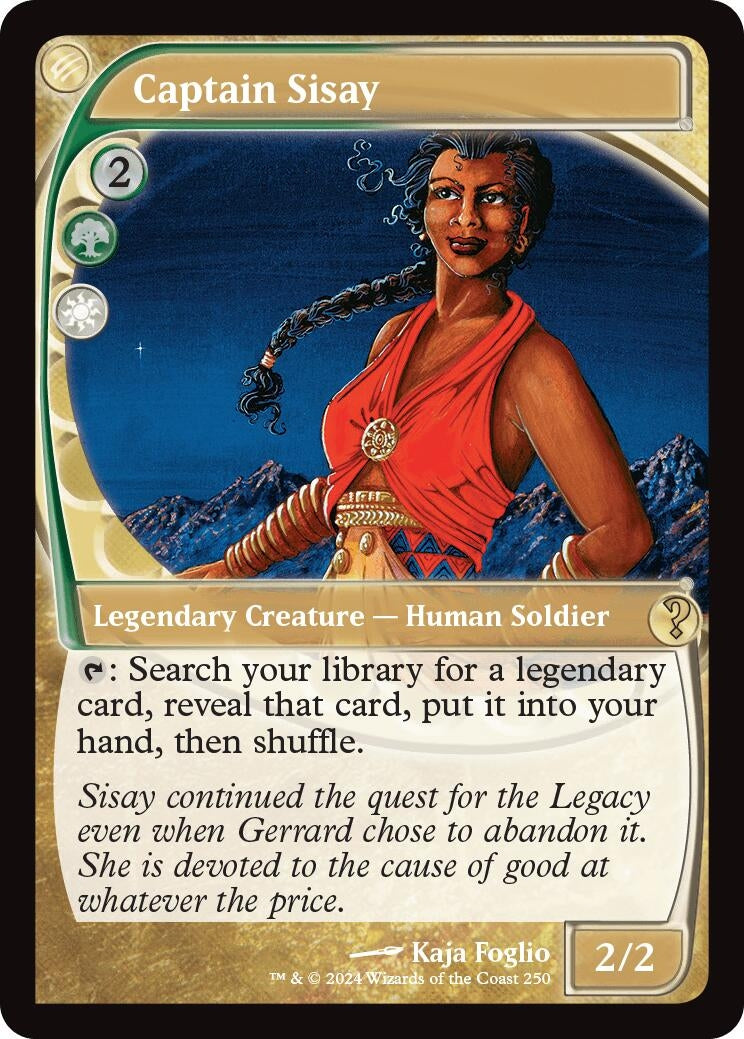 Image for Captain Sisay (Future Sight) (250) [Mystery Booster 2] - Magic: The Gathering